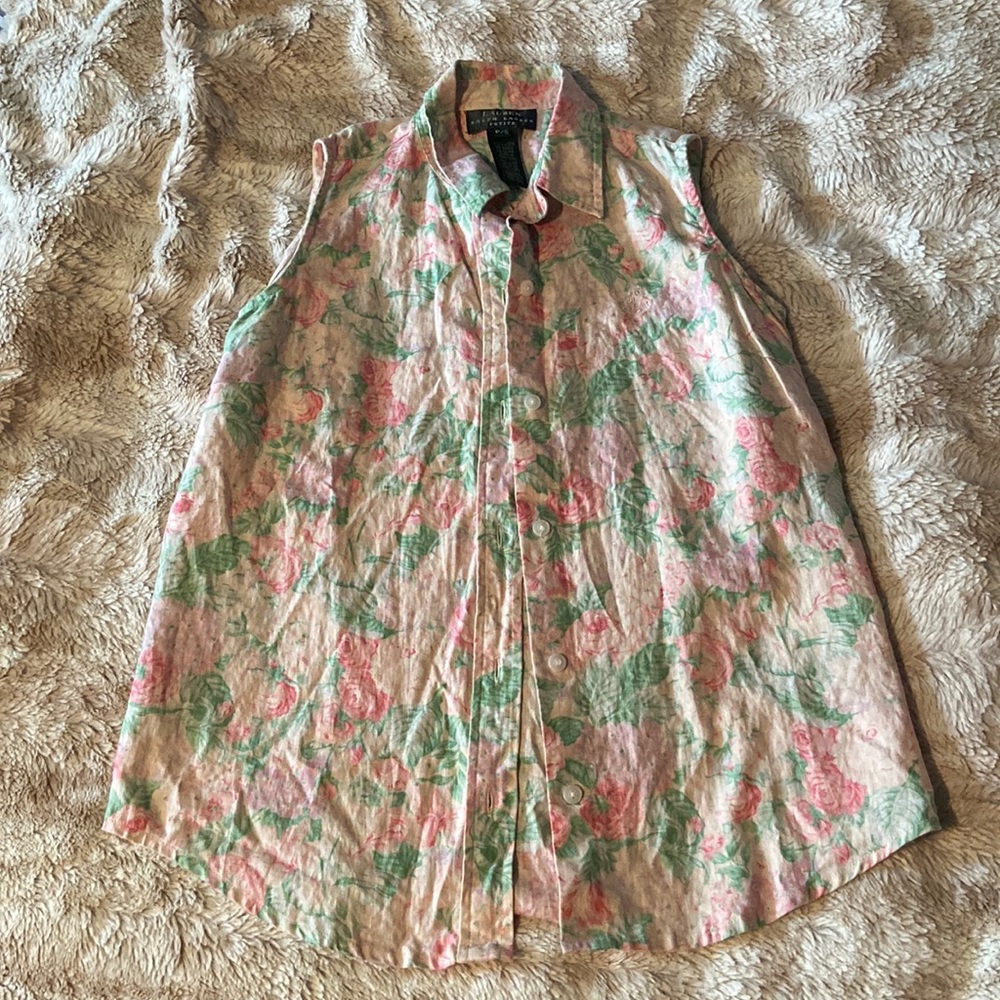 Vintage Lauren Ralph Lauren floral top